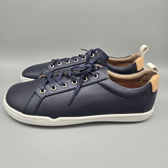 Origo Shoes Men's Size 11 Everyday Sneaker Navy Blue Leather GEN2 Barefoot NEW - Picture 2 of 11